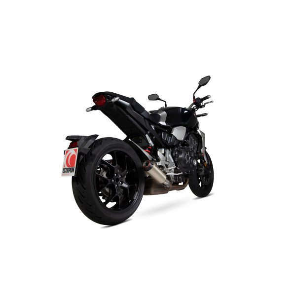 Scorpion Exhaust Honda CB1000 R 2018 - 2020 Red Power Slip-on Titanium Sleeve